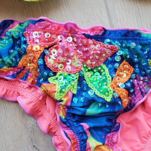Floridita Bling Beaded Matching Bikini Set - Picture 6 of 8